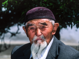 alter Kirgise, Issyk-Kul See